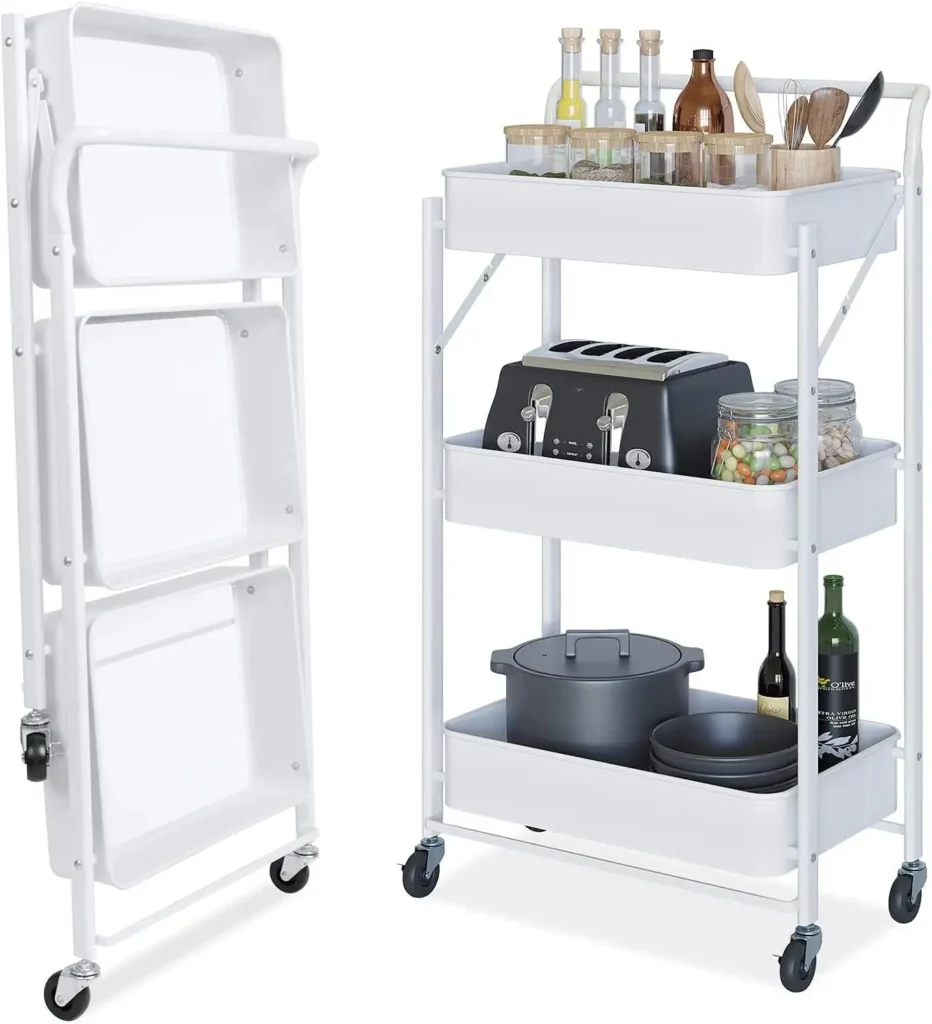 Carrito para cocina plegable