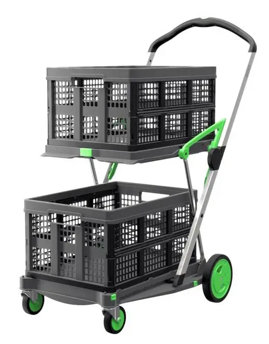 carrito de 4 ruedas para compras plegable