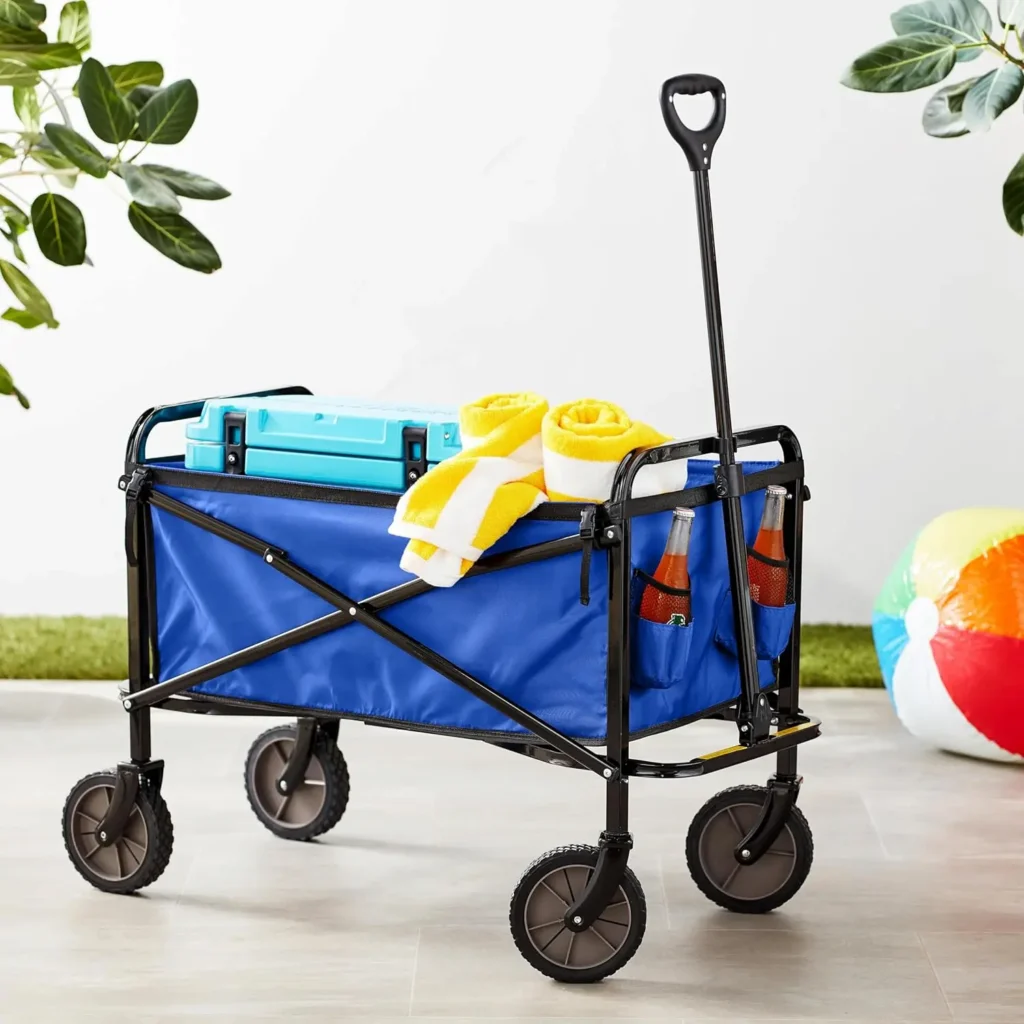 carrito plegable de 4 ruedas